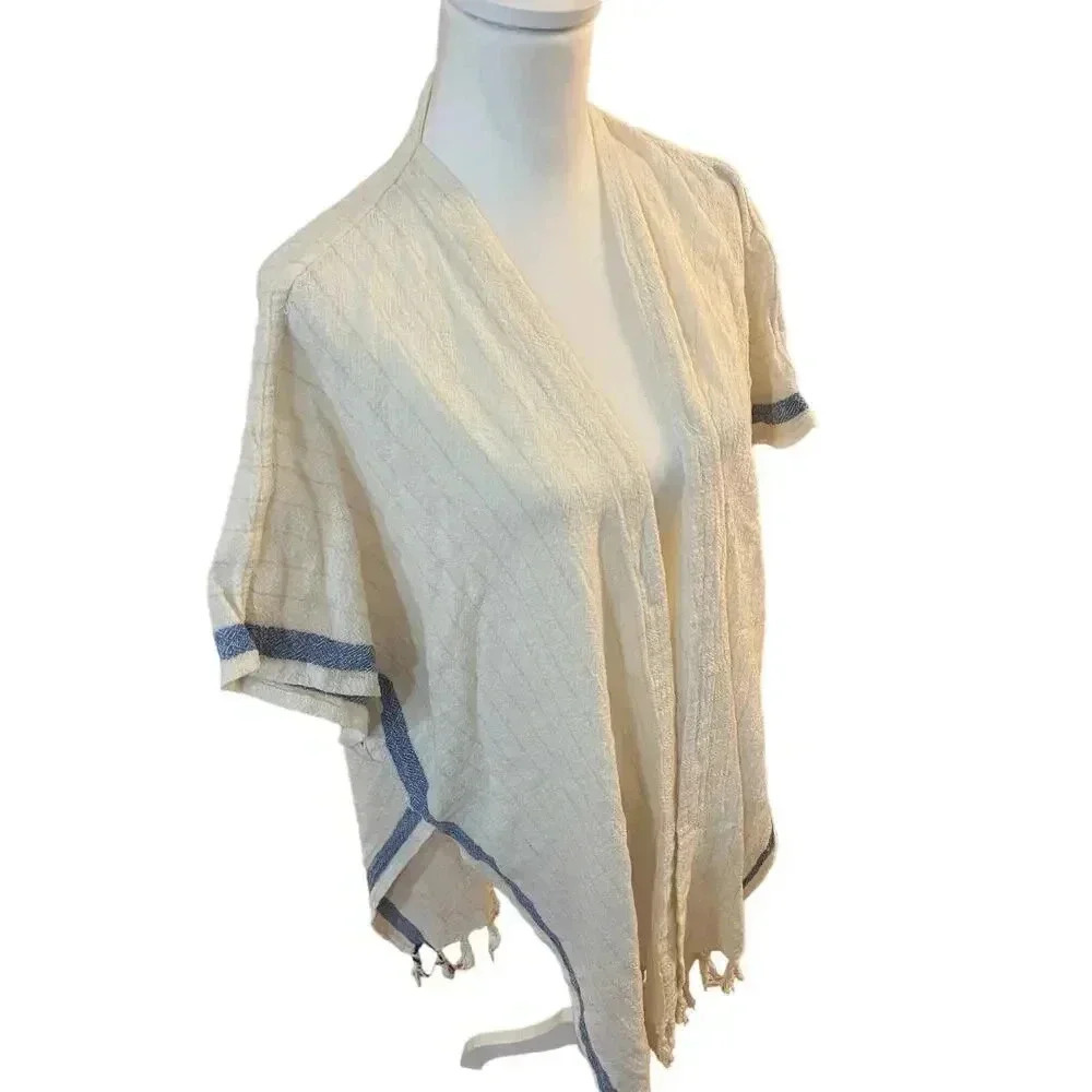 RAY 4 DAYS scarf style the cococabana coverup 100% cotton womens one size - Picture 6 of 10